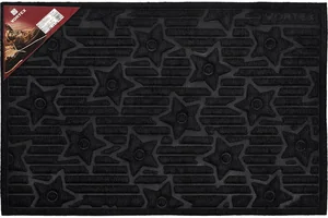 Vortex Рельефный коврик Greek 40х60 см, черный 20102