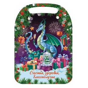 DELTA Доска разделочная 21×29 см К-267 деревянная с рисунком НГ 2024