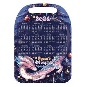 DELTA Доска разделочная 21×29 см К-268 деревянная с рисунком НГ 2024