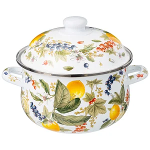 Lefard Кастрюля Agness Эмалированная С Эмал.крышкой Серия Фруктовая Корзина, 2.8 Л, 20*12 См. 934-582