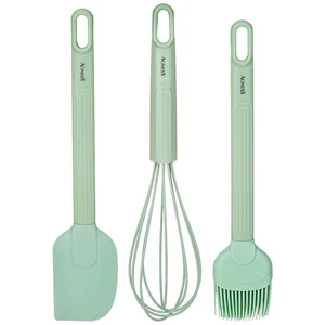 Lefard Набор: Венчик, Лопатка, Кисточка Agness, 3 Предмета. 671-002