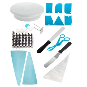 Kamille Набор кондитерских инструментов для украшения тортов KM 7825 (55 предметов)