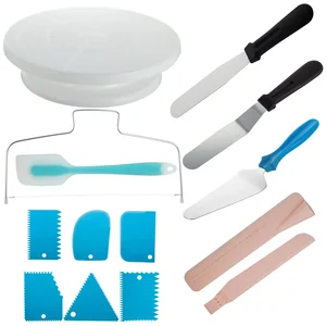 Kamille Набор кондитерских инструментов для украшения тортов KM 7826 (13 предметов)