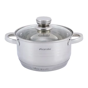 Kamille Кастрюля 3 л. из нержавеющей стали КМ 4912
