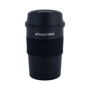 Kamille Термокружка 480 мл. из нержавеющей стали KM 2049A с TPR вставкой