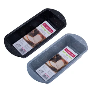 Kamille Форма для запекания 35х16х7,5 см. KM-6037M из углеродистой стали с мраморным покрытием