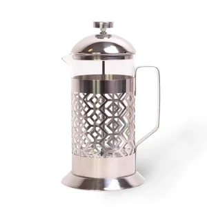 Kamille Френч-пресс 1000 мл. KM-0773XL (нержавеющая сталь, стекло)