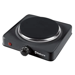 Sakura Электроплита ПЭ-01В черн 1000 Вт