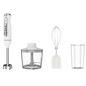АКСИНЬЯ Блендер погружной 1500 Вт КС-321В с измельчителем, венчиком, стаканом, белый