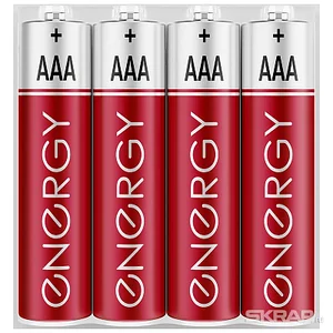 Energy Батарейка солевая R03/4S (AAА) мизинчиковая
