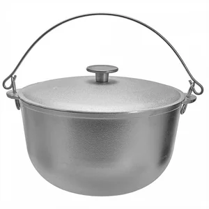 ГАРДАРИКА Казан алюминиевый походный с крышкой и дужкой 6 л 06-1