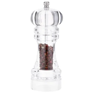 MALLONY Перцемолка ручная PICCANTE, р-р 6*18,5 см, акрил, жернова из керамики. 003934-SK