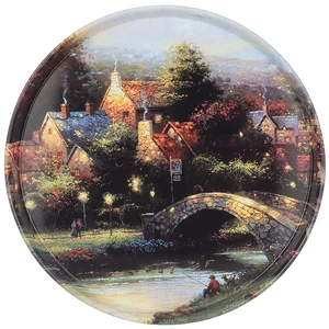 Lefard Поднос Сервировочный Agness Загородный Пейзаж 33*2,1 См. 898-221