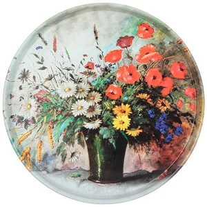 Lefard Поднос Сервировочный Agness Полевые Цветы 33*2,1 См. 898-220