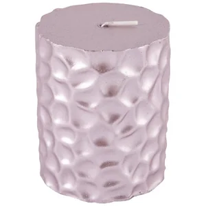 Mallony Свеча Deco Christmas Iceberg 80*65 мм розовая. 103390-SK