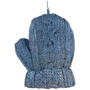 Mallony Свеча Варежка синяя (лак). 008335-SK