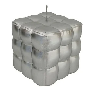Mallony Свеча Плюшевый пуф серебряная (лак) 104544-SK
