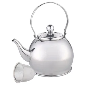 WEBBER Чайник 1 л из нержавеющей стали с фильтром из нержавеющей стали BE-0597