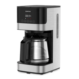 CENTEK Кофеварка капельная СТ-1150 (черн/сталь)
