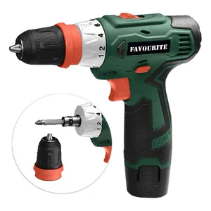 FAVOURITE Акк. дрель-шуруповёрт 12В, 2Ач, 22Нм Li-ion съём.патрон DC 12MF