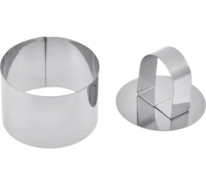 MARMITON Форма с прессом для выкладки салатов и гарниров круглая 8х4 см 17095