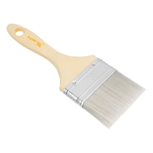 MATRIX Кисть плоская для лаков Евро 3, искусственная щетина, деревянная ручка 83089