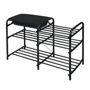 НИКА Этажерка Люкс с ящиком ЭТЛ5-1/Ч черный/матовый черный