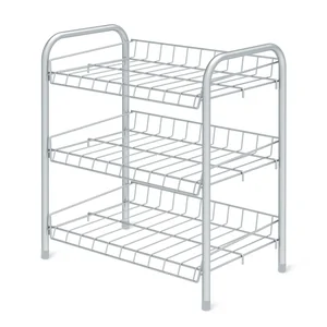 НИКА Этажерка ЭТ4/МС матовый серый