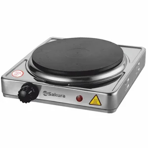 Sakura Электроплита ПЭ-01Н нерж 1000 Вт