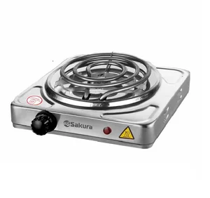 Sakura Электроплита ПЭ-02Н нерж 1000 Вт