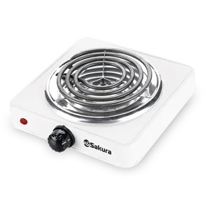 Sakura Электроплита ПЭ-08 бел 1500 Вт