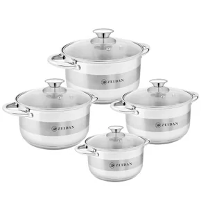 ZEIDAN Набор кастрюль 8пр. Z-50820