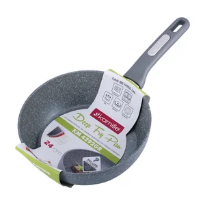 Kamille Сотейник 24 см. из литого алюминия KM-4292GR с мраморным покрытием