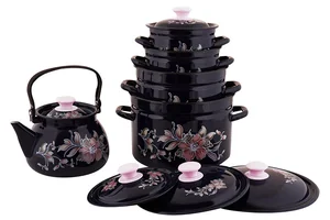 КМК Набор Алиса-Н (бостон) 2л, 3л, 6л, 8л и чайник 3л