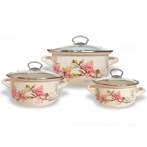 КМК Набор Магнолия-1-Экстра стиль (слон) 2л, 3л, 4л