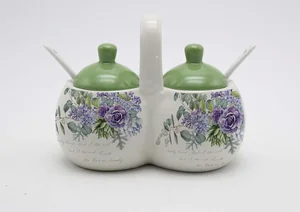 КОРАЛЛ Набор для специй Букет сирени 2секц. HC209R-F65