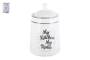 КОРАЛЛ Банка для сыпучих продуктов My kitchen 850мл п/уп ZFC510-51