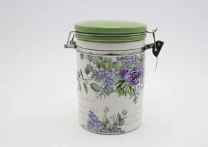 КОРАЛЛ Банка для сыпучих продуктов 850 мл Букет сирени HC5D38-F65