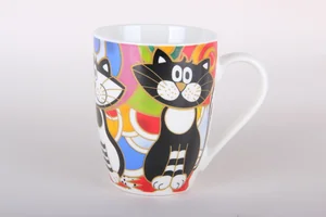 КОРАЛЛ Кружка 340мл.Коты B023-A06077AB