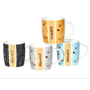 КОРАЛЛ Кружка 340мл.Азбука кофе BR06/2783J