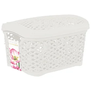 Delta Корзинка для хранения Keeplex с крышкой 3,3 л 24,2х18х14 см KL401211603 Flowers