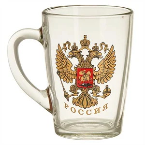 ДЕКОСТЕК Кружка 300 мл Герб России D1334/20