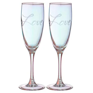 ДЕКОСТЕК Набор 2 бокалов 170 мл Лиловая дымка & Love 1 RNLDG1687