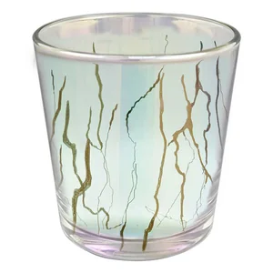 ДЕКОСТЕК Набор 6 стаканов, 330 мл RNLDZP40 Лиловая дымка & мрамор  1