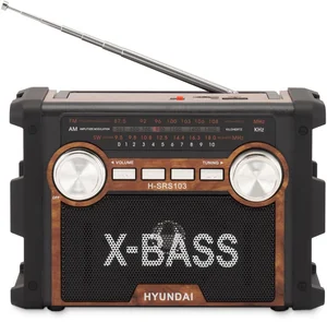Hyundai Радиоприемник H-SRS103 черный USB SD/microSD