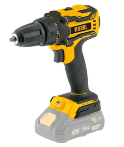 Denzel Дрель-шуруповерт аккумуляторная, бесщет. BLDL-18-0 Li-Ion, 18 В 26141