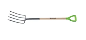 Palisad Вилы 4-рогие, огородные, кованые, 195х295х1165 мм, деревянный лакированный черенок 61394