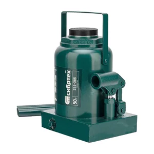 Сибртех Домкрат гидравлический бутылочный, 50 т, 245-385 мм 50811