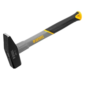 Denzel Молоток слесарный, 800 г, кованый, фибергласовая рукоятка c TPR покрытием 10488