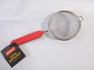 MALLONY Дуршлаг из нерж стали с пластик. ручкой Tagliatelle, диа 10 см. 985501-SK
